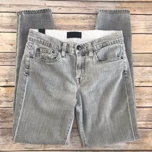 VINCE WOMENS GRAY SKINNY JEANS LIGHTWEIGHT SZ 24